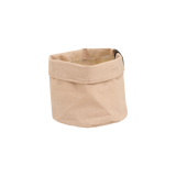Cache-pot en tissu rose ancien