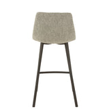 Détail du revêtement textile gris de la chaise J-Line