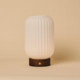 Lampe rechargeable Lilly marron foncé