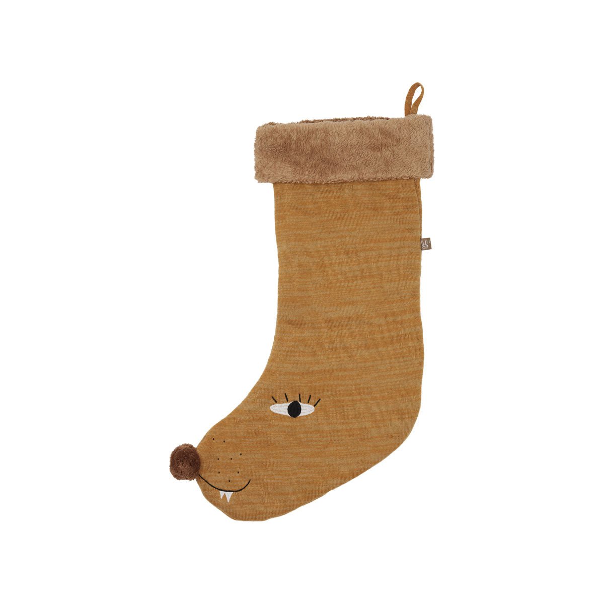 Chaussette de Noël Lion OYOY avec design mignon et décoratif