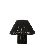 Lampe à poser J-Line - métal/coton - noir - LED