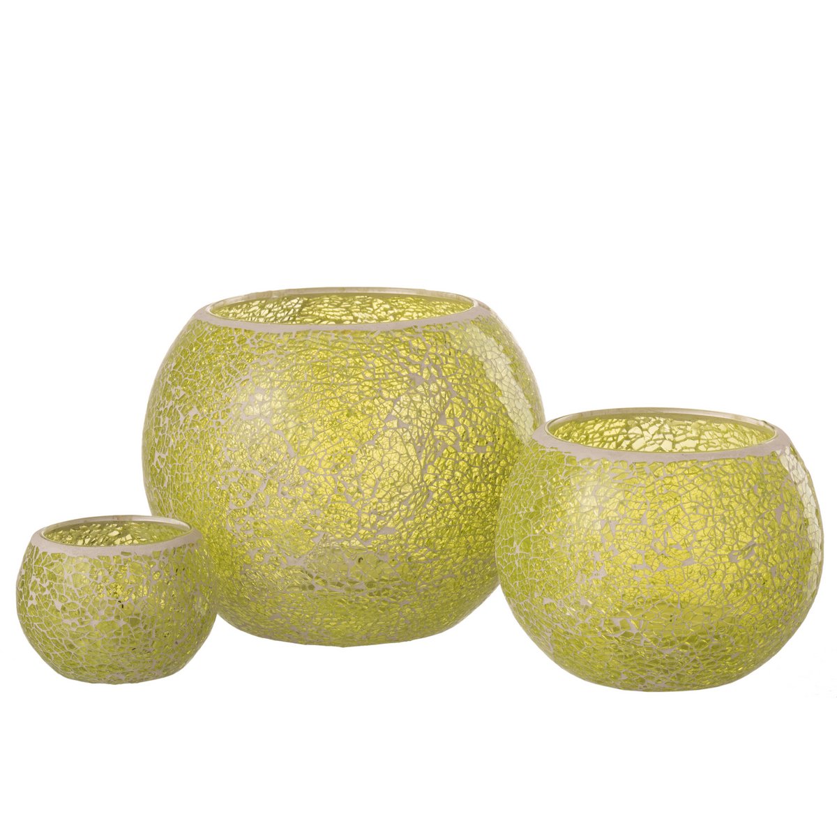 Bougeoir J-Line Mosaic Round, ambiance dans un salon moderne