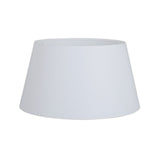 Abat-jour pour les lumières de table, Ø 40 cm en bas, Ø au-dessus de 30 cm, 22 cm de haut, mélange de coton en polyester en blanc.