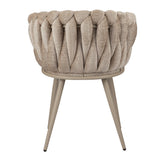Crème de chaise d'onde (ensemble de 2)