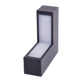 Lumières à LED "Angus" en métal et en plastique en anthracite, avec LED intégrée