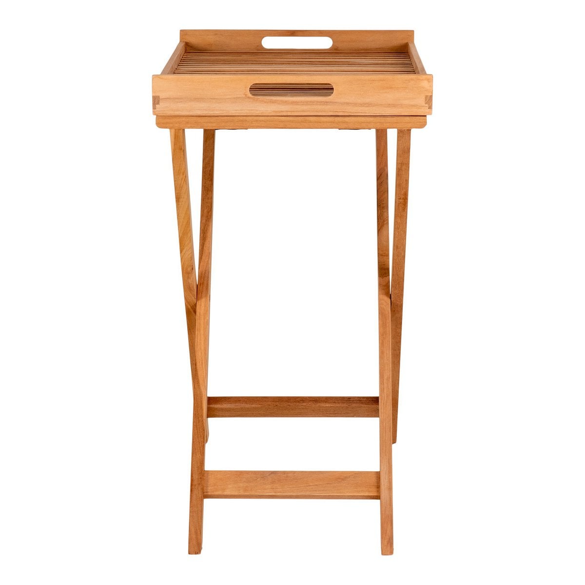 Vue latérale de la table Ronda montrant sa hauteur