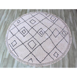 Tapis Ervin Ivoire/taupe Diamètre 160