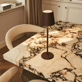 Lampe sans fil Jasper marron moka avec batterie