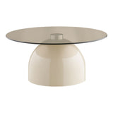 Ravello Table Basse en verre trempé et métal, vue d'ensemble