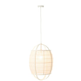 Lampe à suspension J-Line Ion vue avant - design élégant en blanc