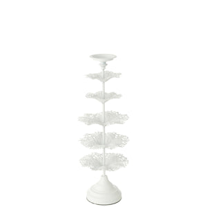 Bougeoir arbre J-Line - métal - noir - petit