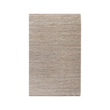 Tapis Avadi - Vue d'ensemble du tapis tissé à la main en nature/ivoire
