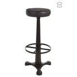 Chaise de bar J-Line, structure en métal vue de profil