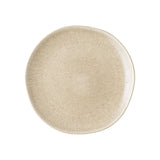 Lot de 4 assiettes Viola en céramique beige, empilées