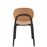 Détail du revêtement en polyester naturel de la chaise J-Line