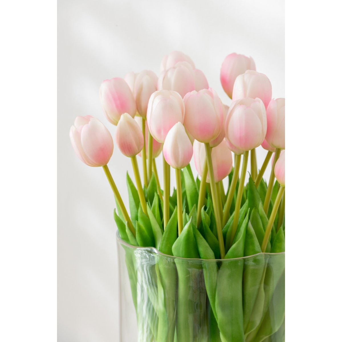 Bouquet de tulipes J-Line en rose clair, élégant et raffiné