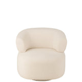 Détail du tissu du fauteuil Lounge Universe J-Line en blanc