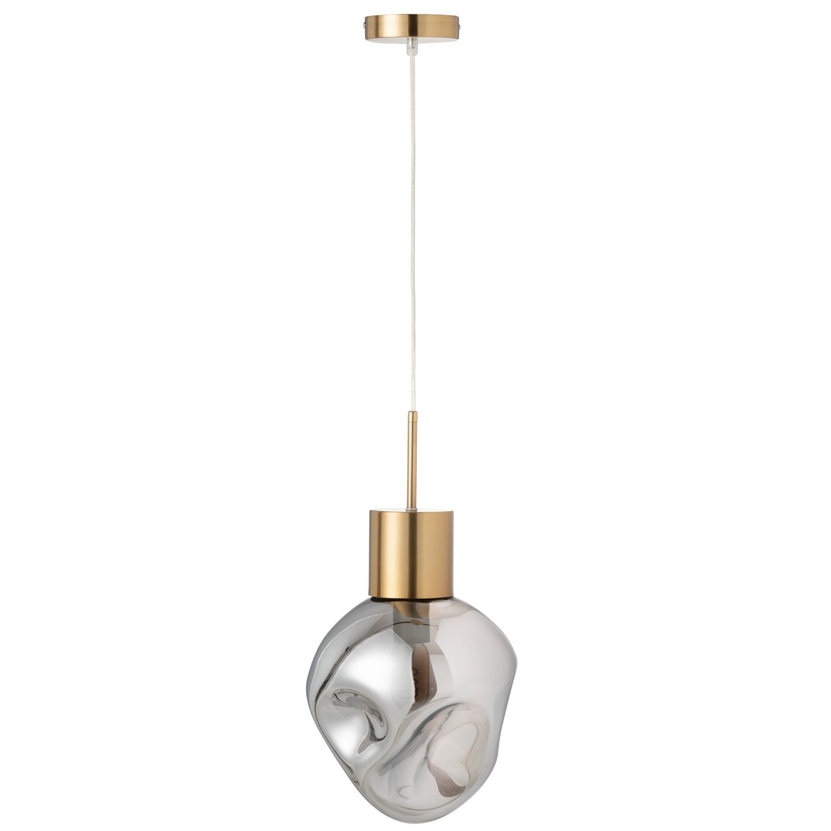 Zoom sur le détail du verre gris de la lampe J-Line