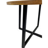 Table basse ronde 60 cm table de salon table d'appoint Cannes structure métal noir blanc argent antique