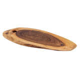 Disque d'arbre 34x216cm o. 52x24cm planche de service planche à découper en bois de service décoration acacia solide