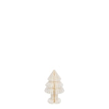Sapin de Noël pliable J-Line en papier blanc, élégant et moderne