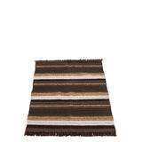 Plaid ethnique J-Line en coton marron/noir/beige, vue d'ensemble