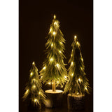 Sapin de Noël A+Led vert neige - décoration intérieure