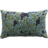 Coussin imprimé Ariane Pétrole 30 x 50