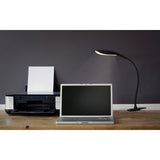 Lampe de serrage LED "Alf" en métal et en plastique en noir, avec LED intégrée