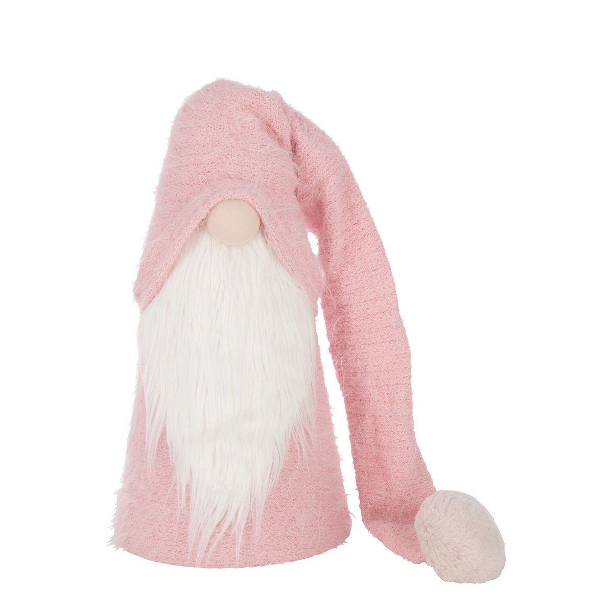 Détail de la figurine J-Line Père Noël Hiver, mettant en valeur les couleurs et les matériaux.