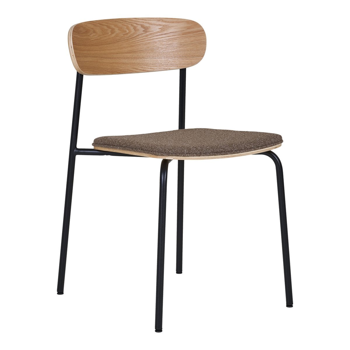 Chaise Estepona vue de face avec dossier en bois de frêne
