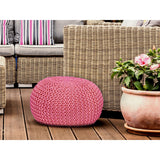 Pouf extérieur Ø55cm siège pouf terrasse piscine jardin