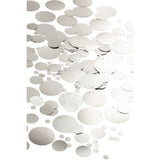 Lot de 1000 paillettes J-Line argentées, mises en scène dans une décoration élégante