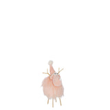 Renne J-Line en polyester rose clair, vue de face