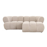 Canapé New York 2,5 places (salon droit) Beige
