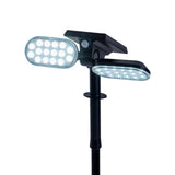 Spotlights solaires LED "Paco" pour la zone extérieure avec une LED, solaire et broche intégrée en permanence en plastique en noir, hauteur 31,9 cm