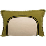 Coussin bicolore Laly Cèdre 40 x 65