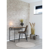 Bureau Vita - aspect chêne, noir, 100x45x75cm