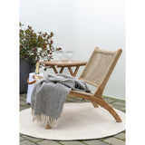 Tapis Menorca dans un salon moderne, couleur sable