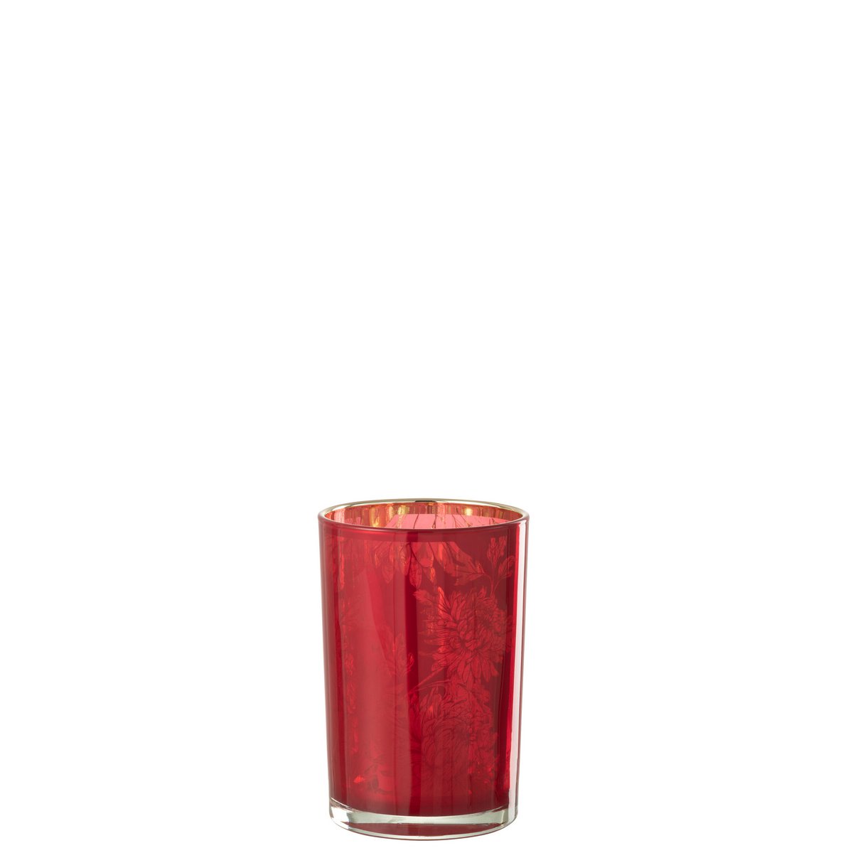 Ambiance chaleureuse avec la lanterne J-Line en verre rouge