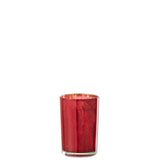 Ambiance chaleureuse avec la lanterne J-Line en verre rouge