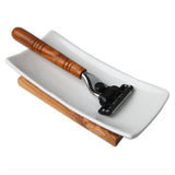 Plateau en PORCELAINE pour rasoirs de sûreté ou rasoirs humides