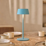 Lampe de table rechargeable bleue Hugo Amsterdams
