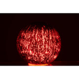 Détail de la boule craquelée J-Line - texture en verre