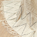 Couverture en coton | Couvre-lit | Couvre-lit | Couverture de canapé 140x200 cm LINGGAH tissée à la main en coton