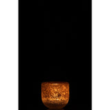 Photophore J-Line Scavo, détail du verre gris