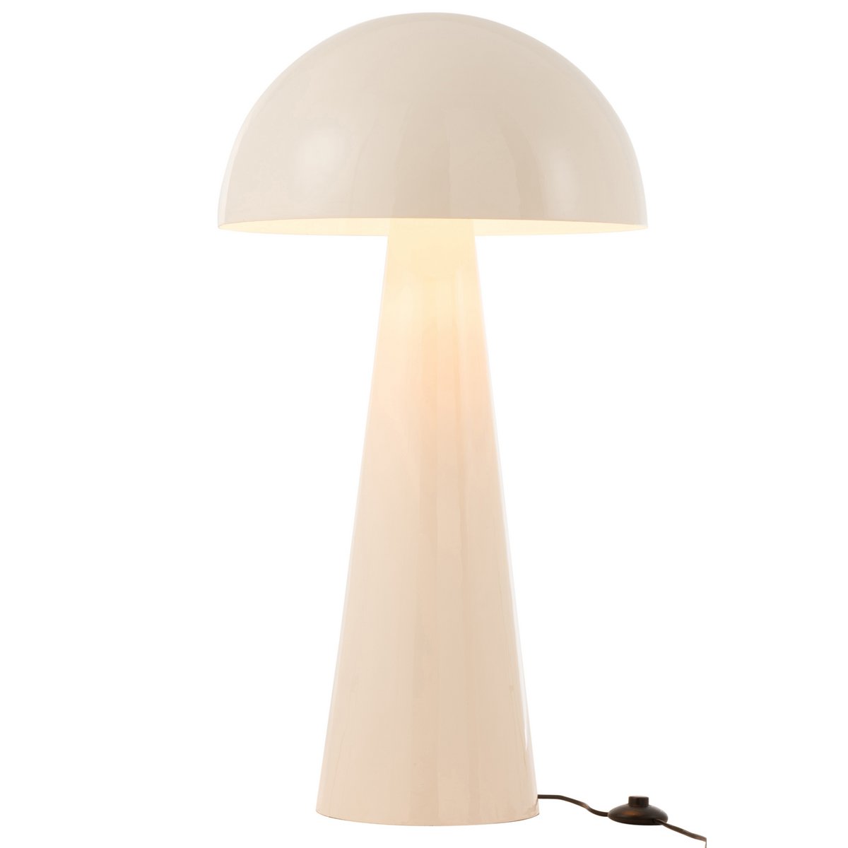 Lampe J-Line Mushroom - métal - blanc - extra large