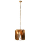 Lampe à suspension J-Line Tina installée dans un salon moderne