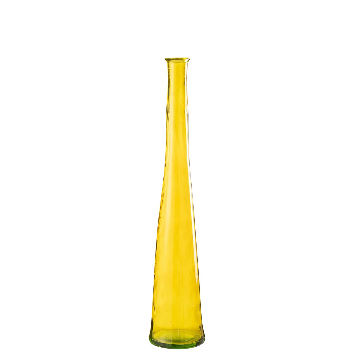 Vase J-Line sur une table, ajoutant une touche de luxe à la décoration