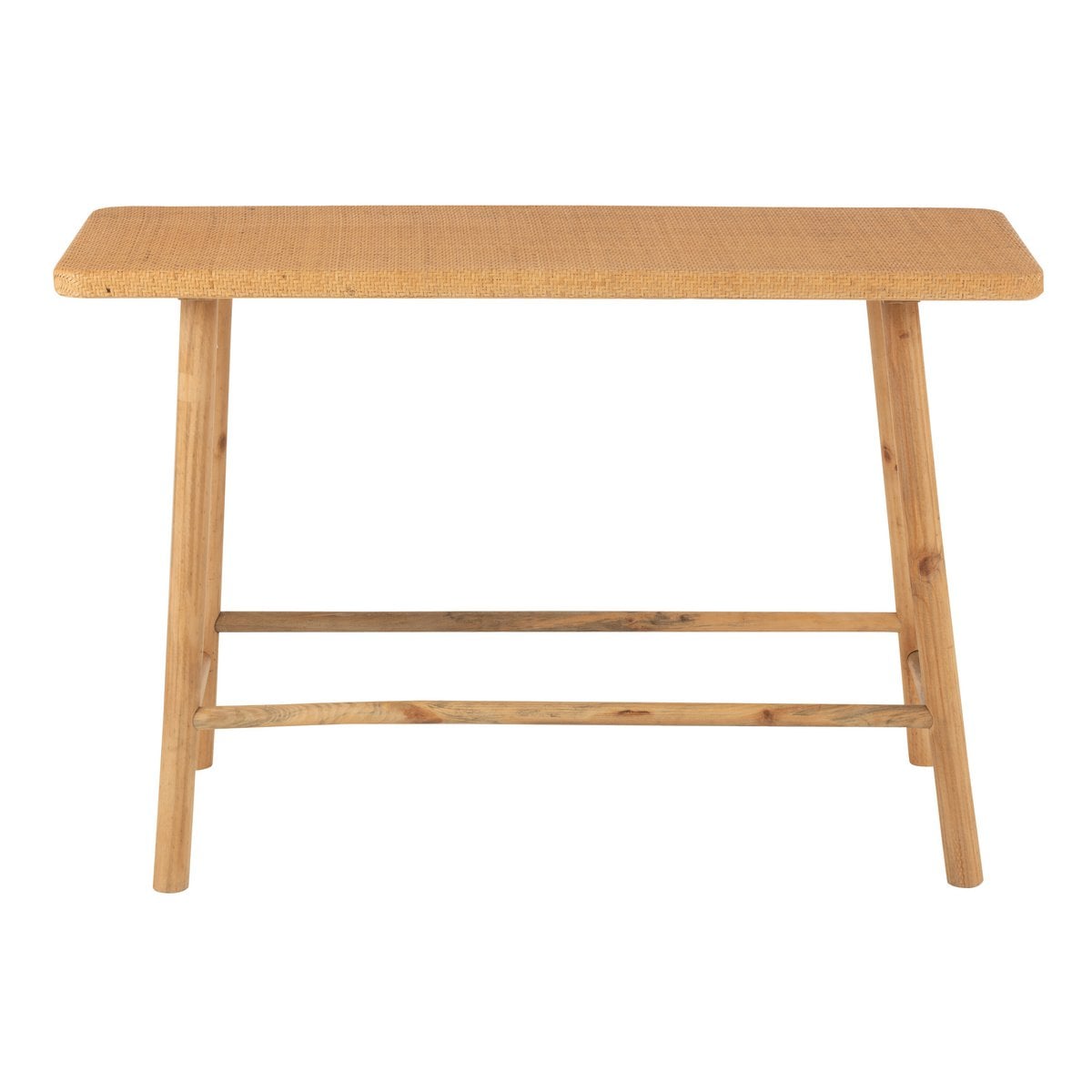 Console J-Line rectangulaire en épicéa naturel avec finition élégante